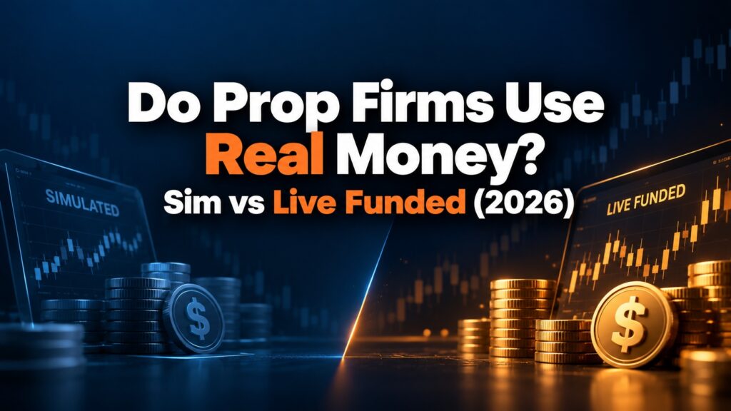 Do Prop Firms Use Real Money? Sim vs Live Funded (2026)